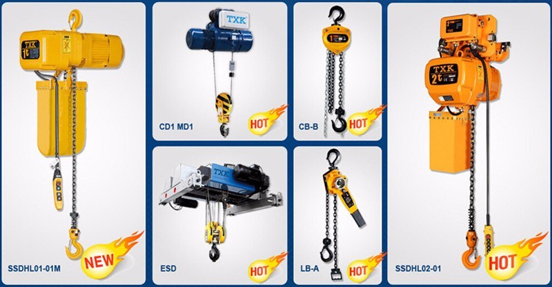 Dual Speed Construction Hoist 1 Ton for Overhead Crane