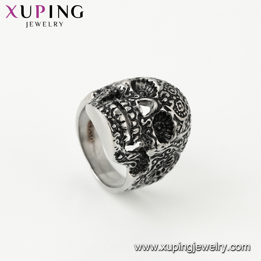 Stainless Steel Human Skeleton Jewelry Ring for Women