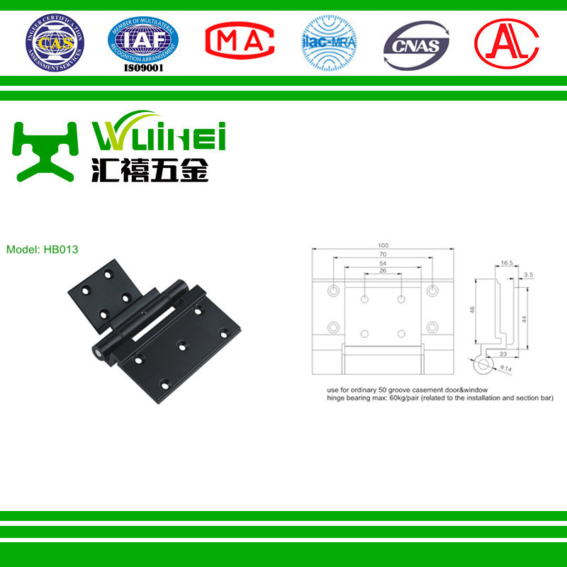 Aluminum Alloy Power Coating Pivot Hinge for Door with ISO9001 (HB013)