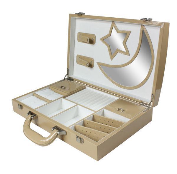 Unique Deisgn Luxury Customized Cosmetic Box Has Tray Suit to Cosmetic