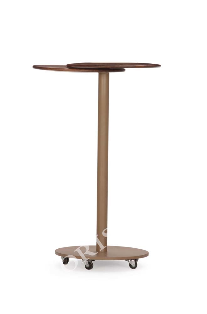 Hot Selling High Quality Classic Walnut Mini Round Coffee Table