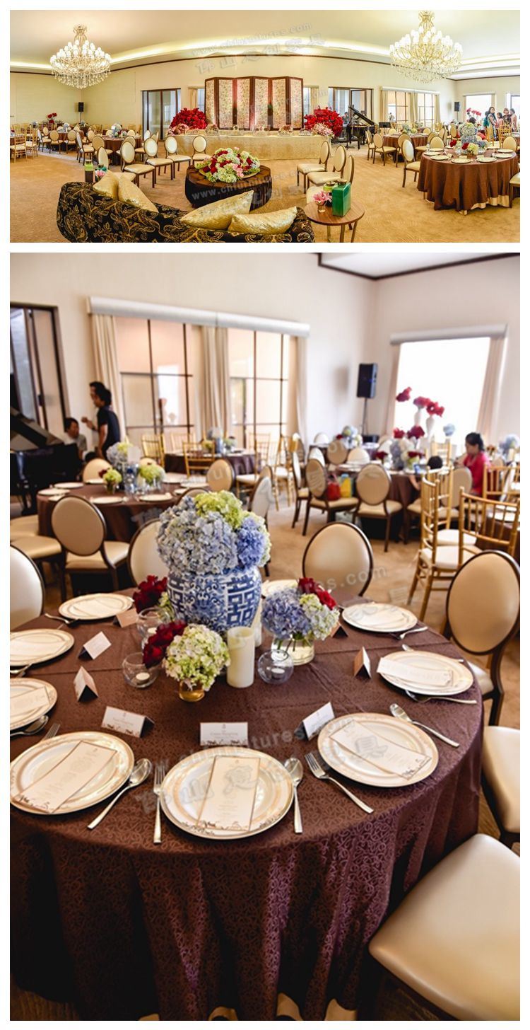 Yc-D33-01 Dubai Used Price Modern Luxury Wood Grain Finish Stackable Metal Aluminum Hotel Ballroom Banquet Dining Chair