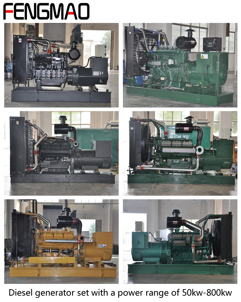 Shanghai Stock 6135 Series Diesel Engine 180kw Diesel Generator Set