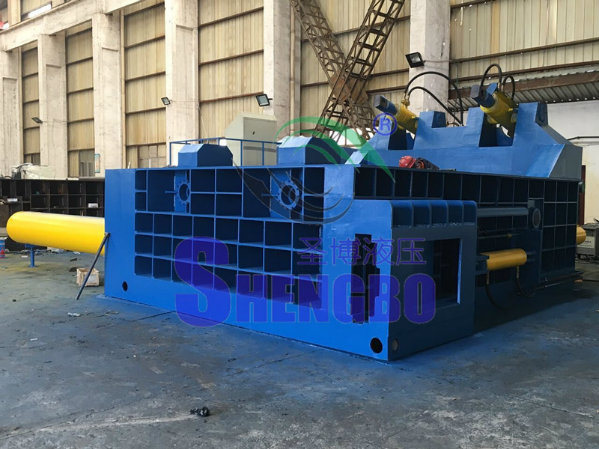 Automatic Hydraulic Steel Scrap Compactor (push-out bale)