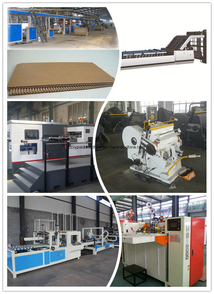 Automatic High Speed Corrugated Carton Box Printing Slotting Die Cutting Packing Machine