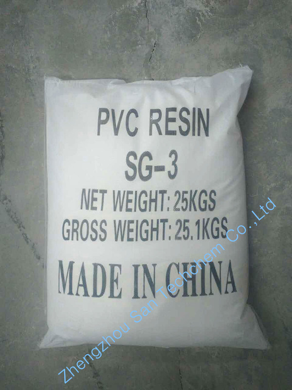Polyvinyl Chloride Resin PVC Industrial Grad, Sg-3, Sg-5