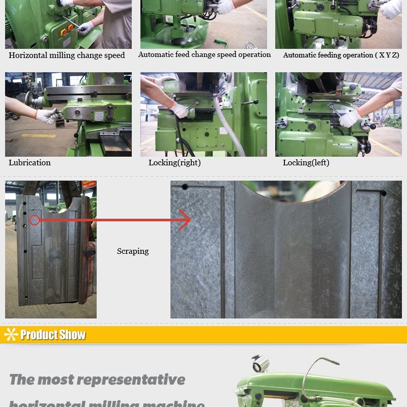 X6132 OEM ODM Table Top Horizontal Portable Milling Machine