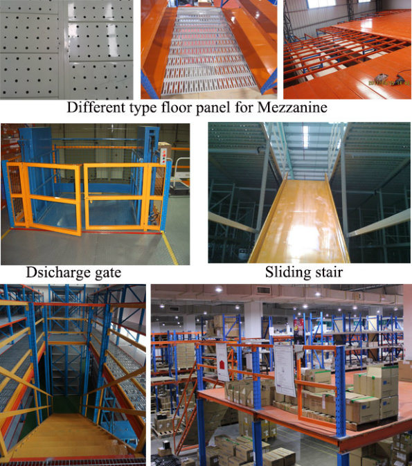 Multi Level Storage Rack Modular Rack Supported Mezzanine Racking