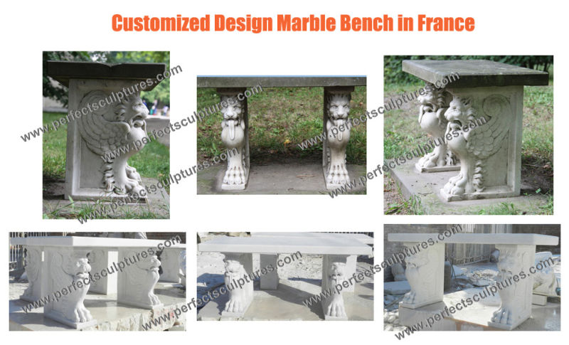 Stone Marble Table for Antique Garden Furniture (QTB050)