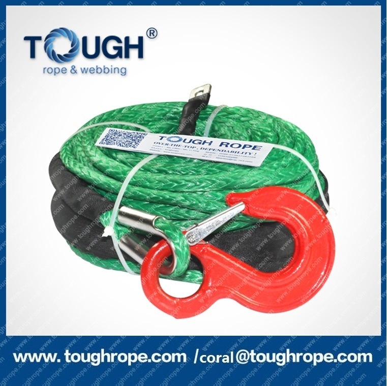 Custom Made UHMWPE Material Tow Line Offroad Pulling Winches Rope