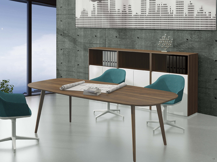 MDF with Melamine Top Conference Table for Meeting Room