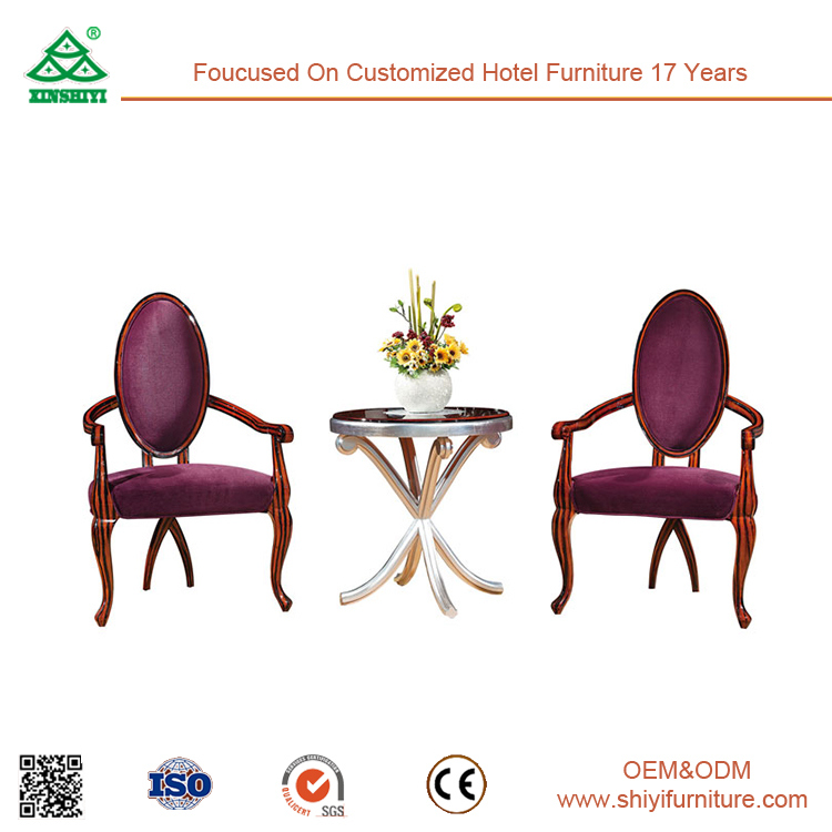 Antique American Style Hotel Leisure Chair New Classic Furniture for Villa