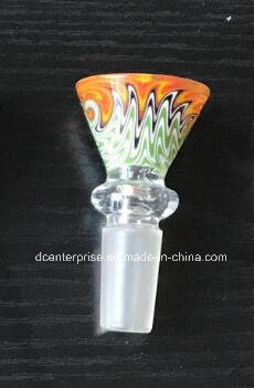 Cc359 Wigwag Bowl for Smoking Pipe Borosilicate Glass