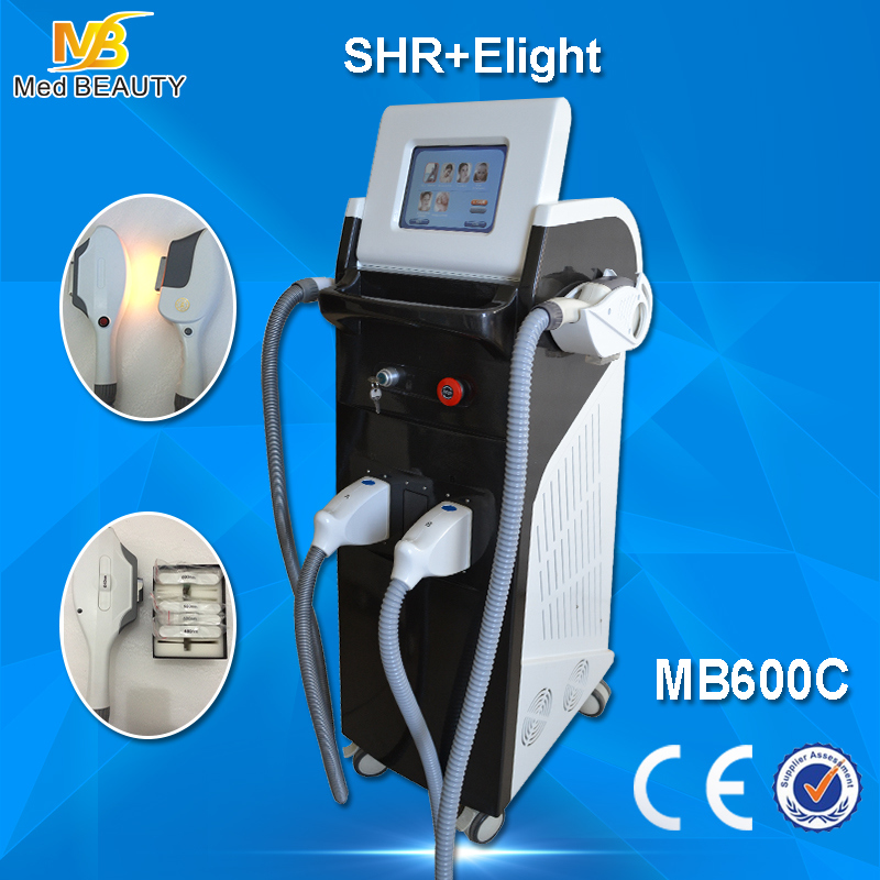 Multifunctional Beauty Equipment 2 Handles Skin Hair Removal IPL Machine