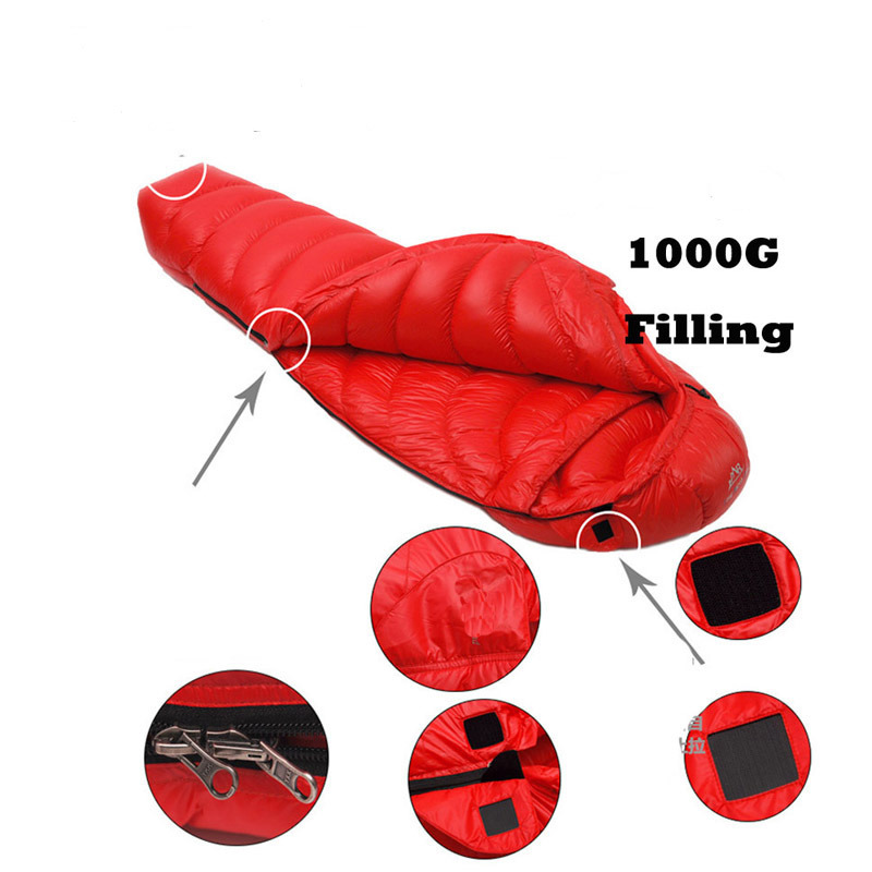 Outdoor Ultralight Double Can Be Spliced Tourist Camping Sleeping Bag