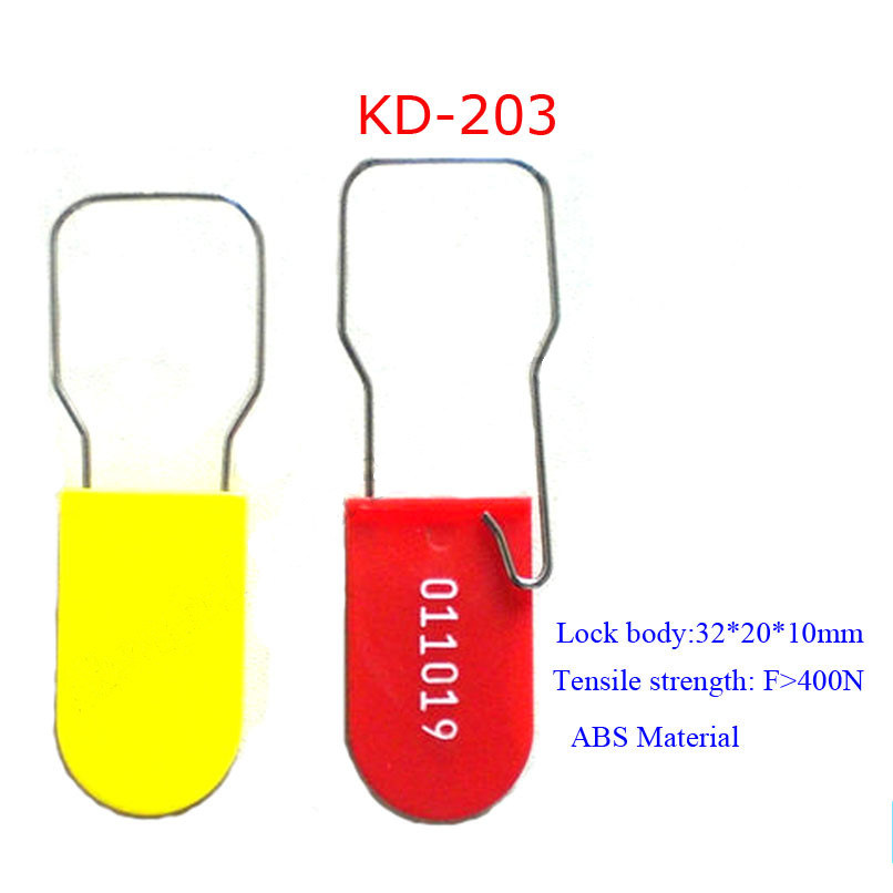 Disposable Lock Made in China Security Plastic Padlock Seals (KD-201)