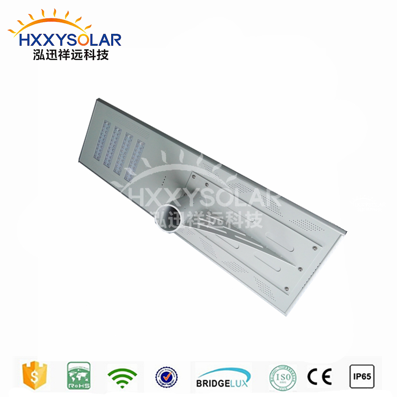 New Round Holder 50W Solar LED Street Light with Sensor