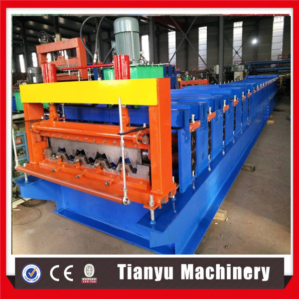 Cold Steel Structural Floor Decks Cold Roll Forming Machine