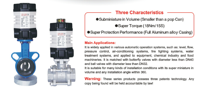 Intelligence Quarter-Turn Electric Actuator for Valves