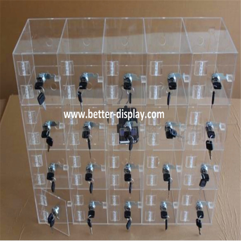 Clear Acrylic Mobile Phone Storage Box