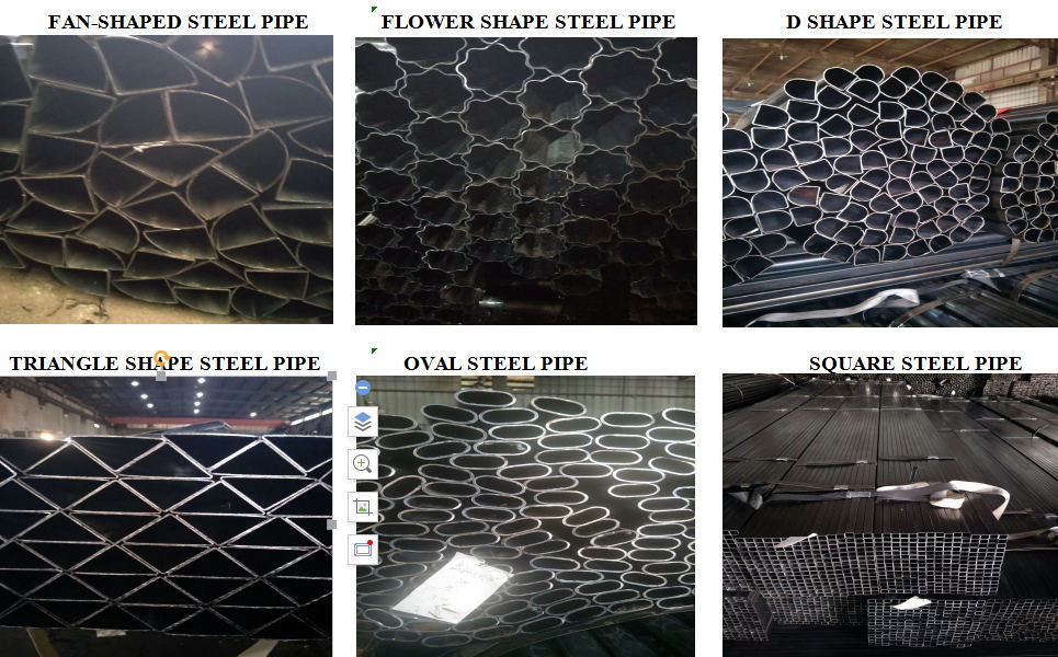 Customized Produce Oval /D or T Shape / Triangle Iron Steel Pipe or Tubes with Best Price