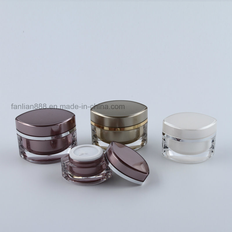 Acrylic Eye Shape Cream Jars for Cosmetic Packaging