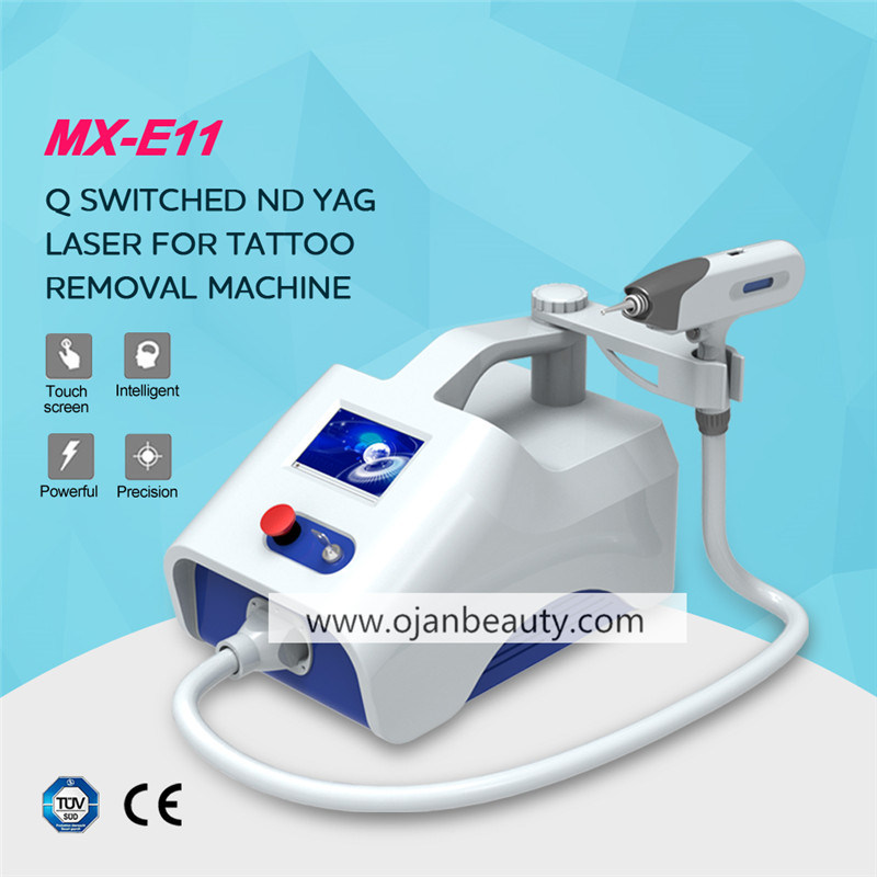 Ce Approved Portable Q Switch ND YAG Laser Tattoo Removal Machine