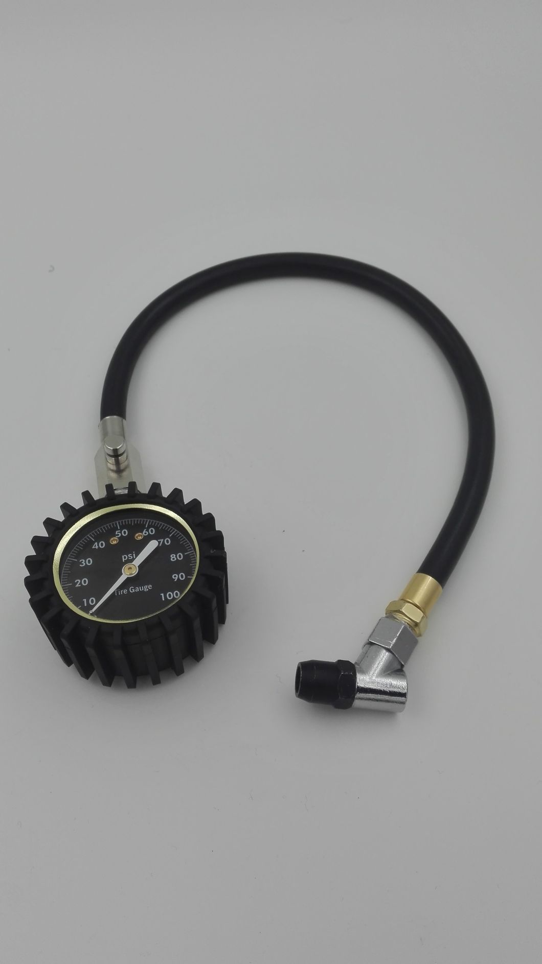 Multiple Functions Meter Tire Pressure Gauge with Air Chuck and Hose