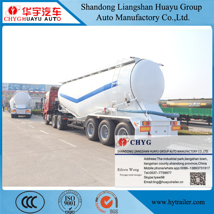 China Factroy Price Bulk Cement Tank Semi Trailer with V-Shape