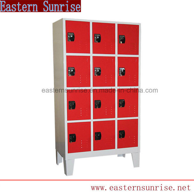 12 Door Compartments Steel Storage Locker