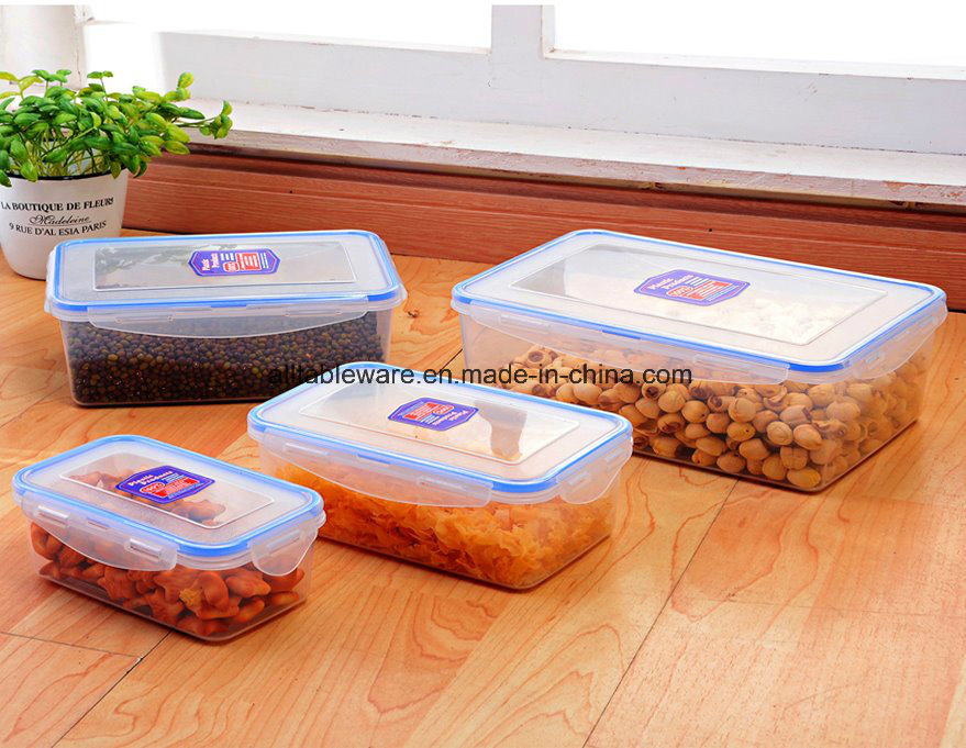 Rectangle PP Material Plastic Container for Food Storage 2500ml