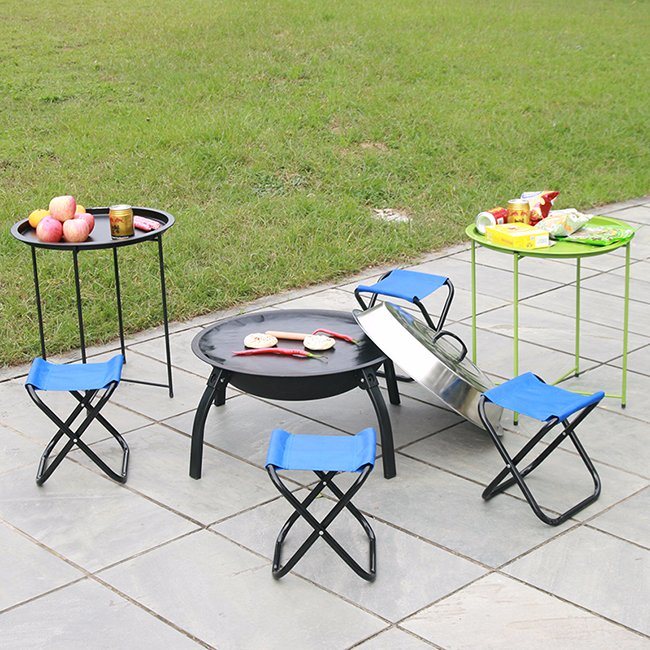 Outdoor Camping Charcoal BBQ Set Grill Tools