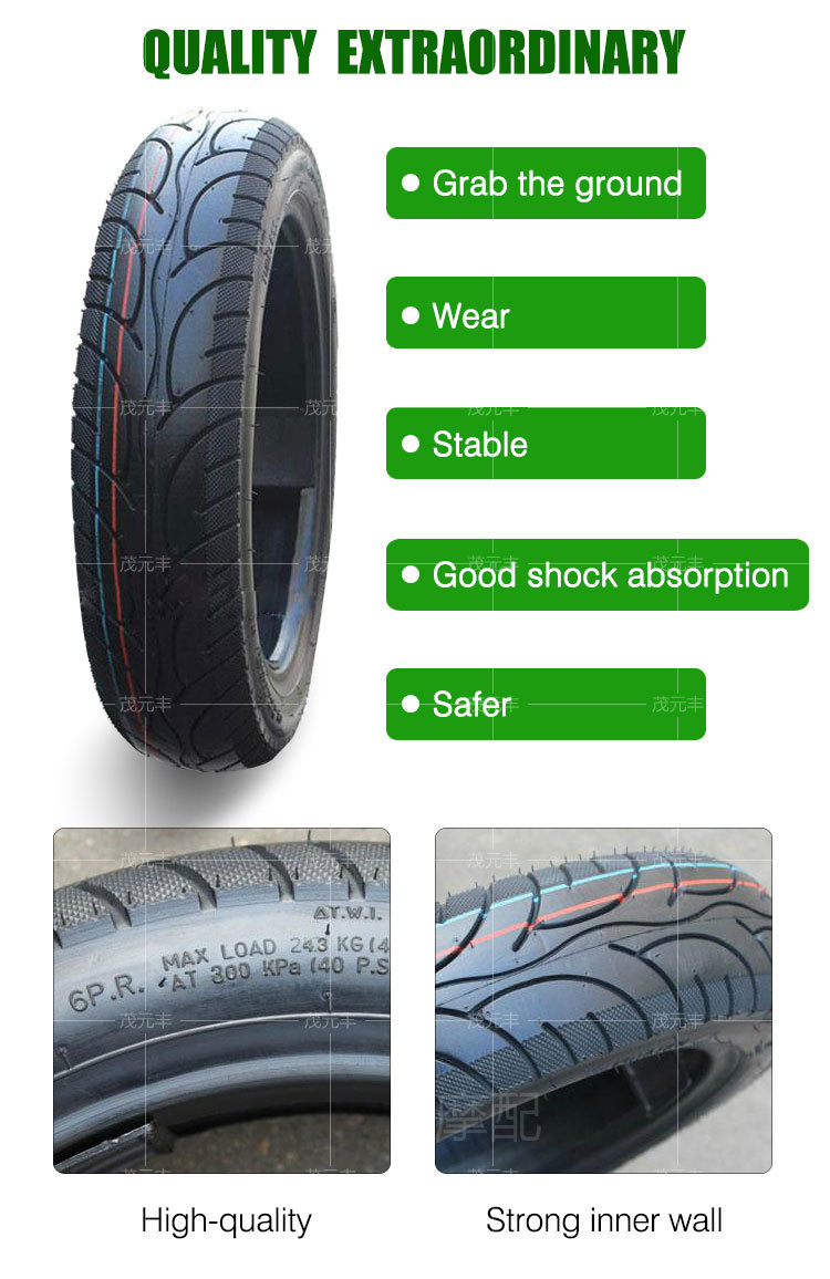 Street Standard 90/90-12 Motorcycle Tire for Saudi Arabia Market