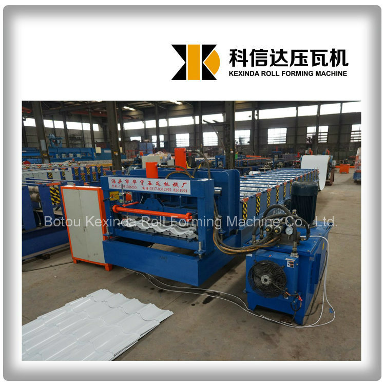 Kxd-828 Servo Motor Glazed Roof Tiles Making Machine