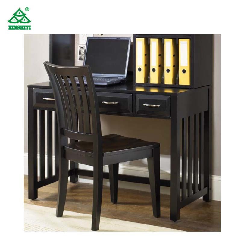 Top Quality Solid Wood Writing Desk, Computer Desk with Chair