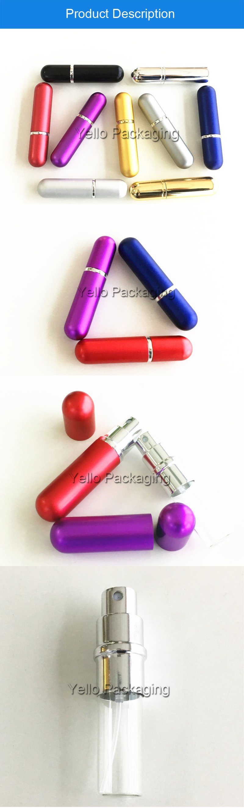 Small Classic Travel Portable Refillable Perfume Atomiser