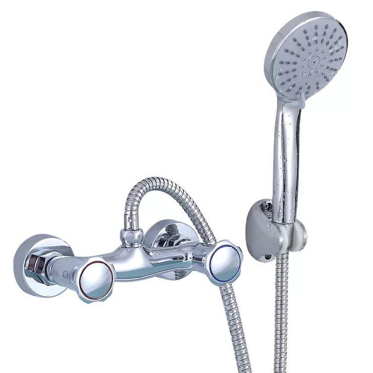 Reasonable Price Wall Mounted Double Handles Luxury Shower Bathtub Faucet&Mixer