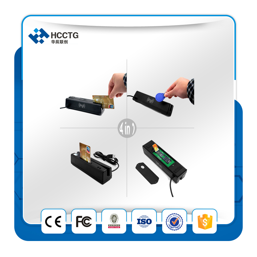 Msr IC Chip Card Combo Card Reader (HCC100)