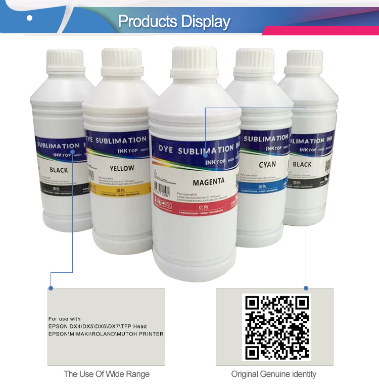 China Manufacture Supply Compatible for Epson Large Format Printers Dye Offset Sublimation Ink