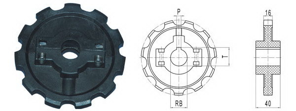 Sprockets for 880tab Series Plastic Chains (880SPT)