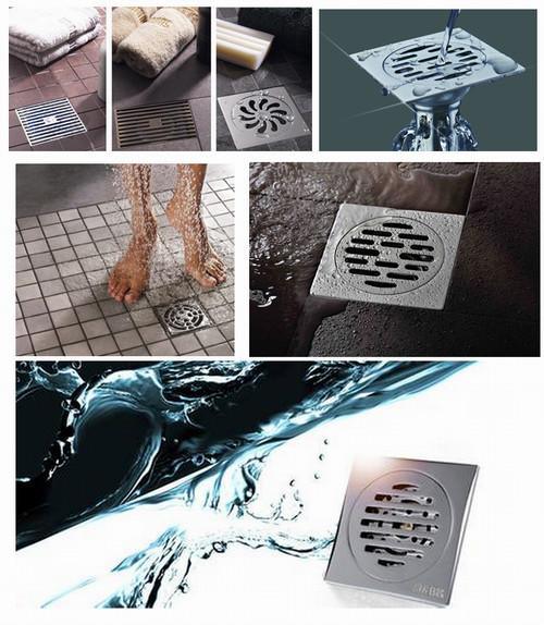 Stainless Steel 15X15 Bathroom Shower Floor Drain