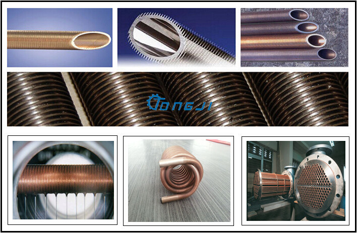 Low Fin Seamless Copper Tube for Evaperators