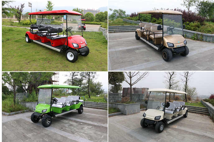 Aluminium Chassis 6 Seater Electric Golf Cart for Golf