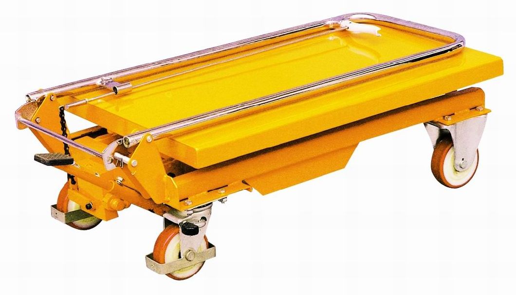 Mobile Manual Hydraulic Scissor Lift Table Cart