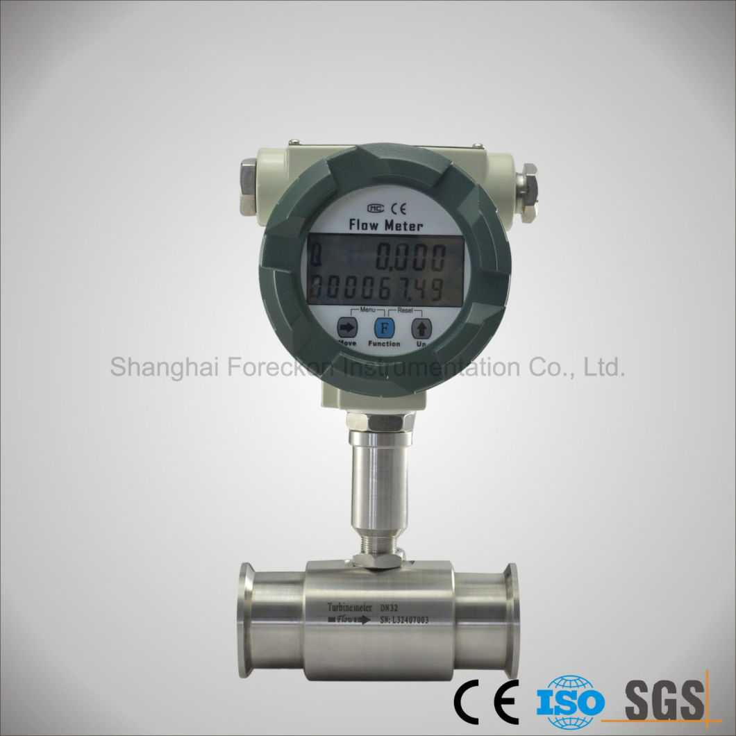 Intelligent Turbine Flow Meter Water Flow Meter Milk Flow Meter (JH-LWGY-T)