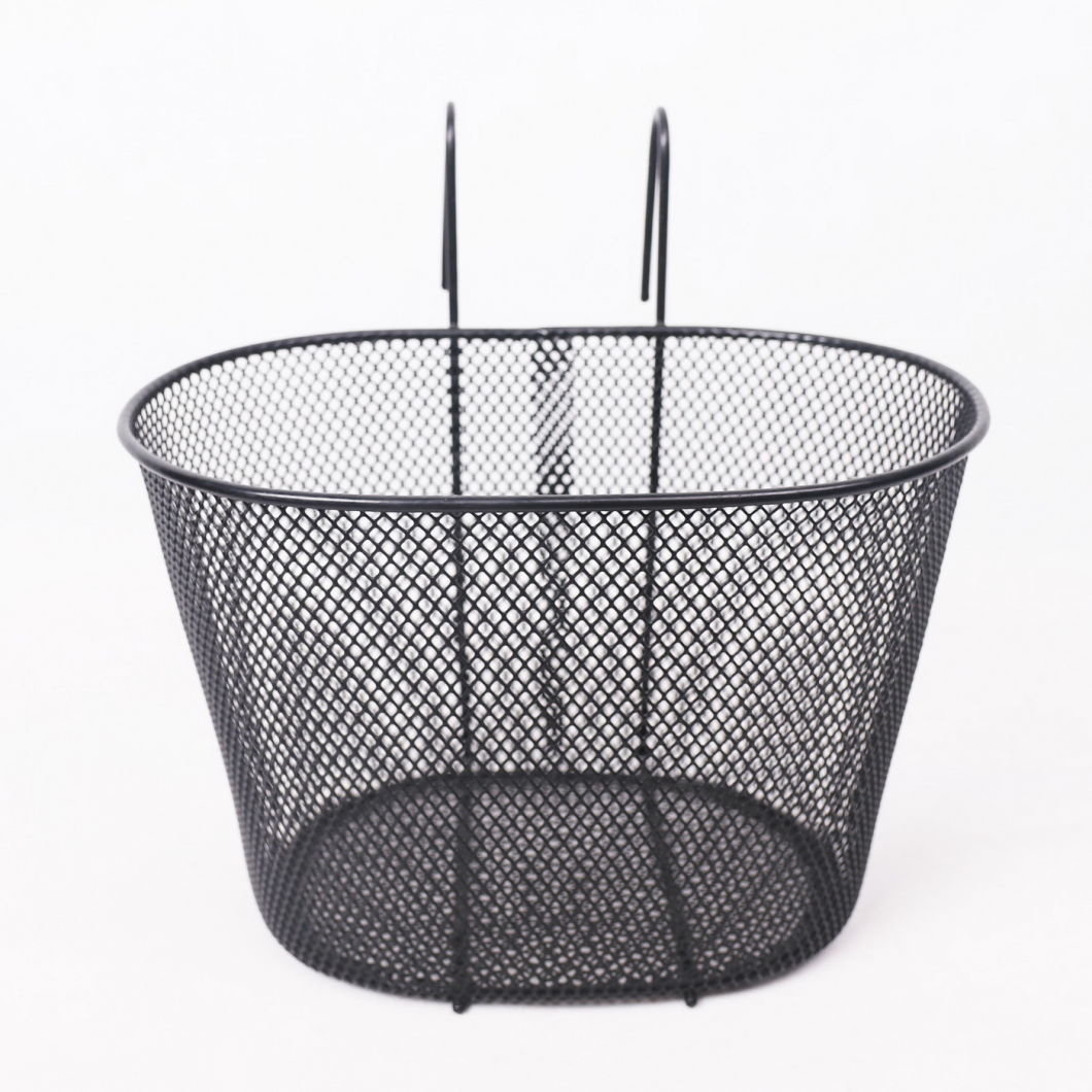 Steel Srong Bicycle Basket with Hook (9572)