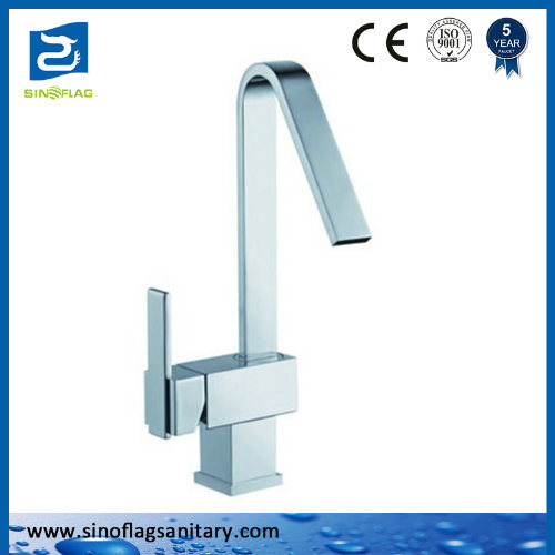 Hot Selling New Design Square Bathroom Kitchen Sink Mixer Tap