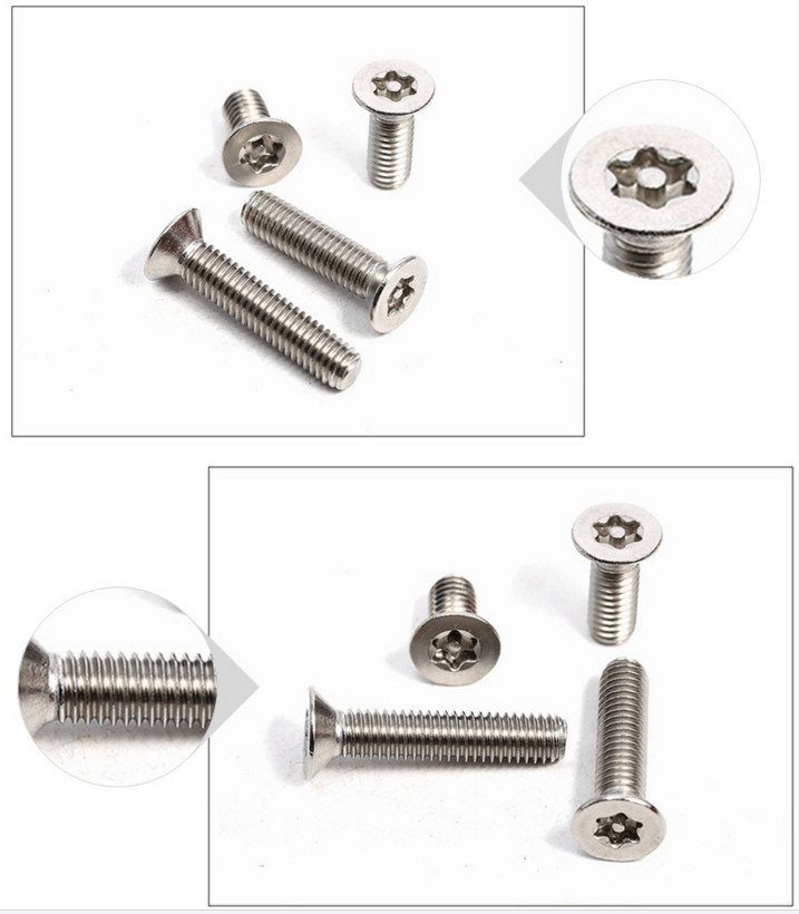 M3 Flat Head Stainless Steel Torx Security Machine Screw