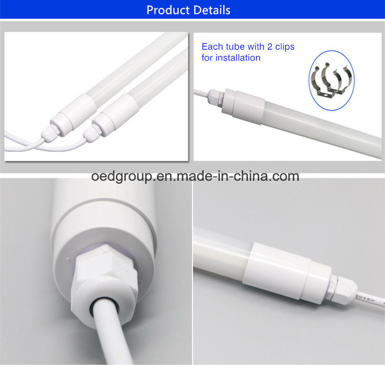 Used for Underwater Lightbox or Refrigerator T8 Aquarium Waterproof LED Tube Light IP Rating IP68