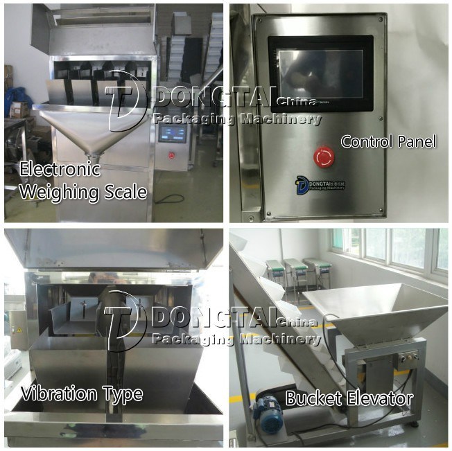 Small Size Granule Weighing Vibration Cereal/Peanut Filling Machine